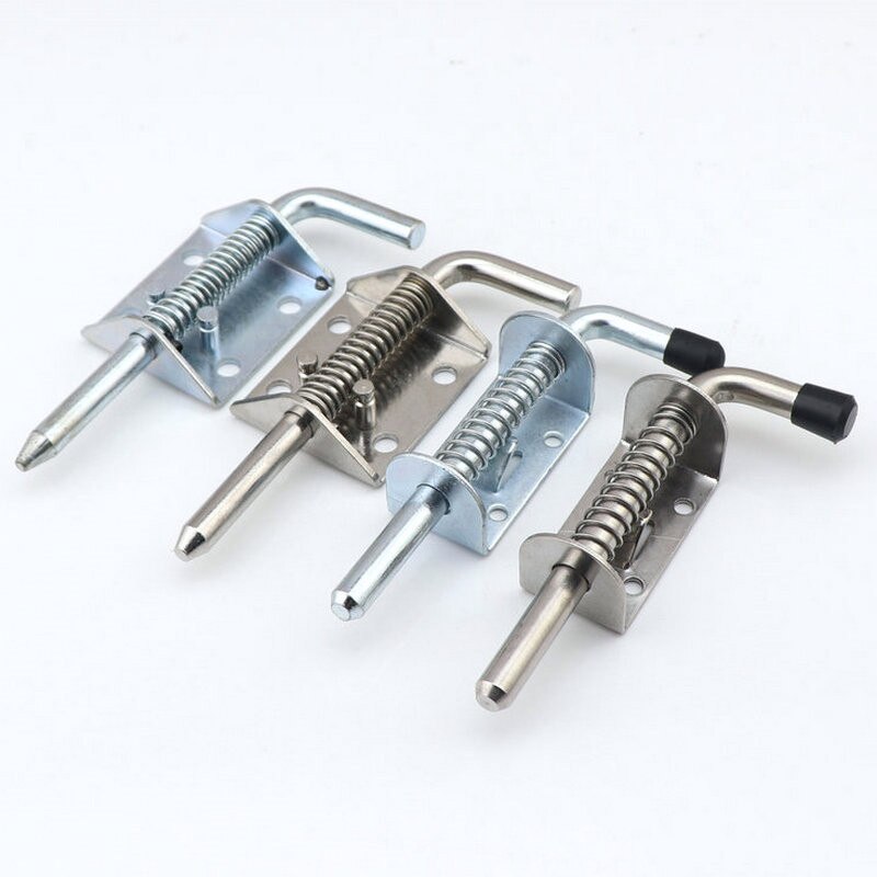 Stainless Steel 304 Bolt Industrial Heavy Iron Spring Mechanical Equipment Cabinets Box car Door Bolts