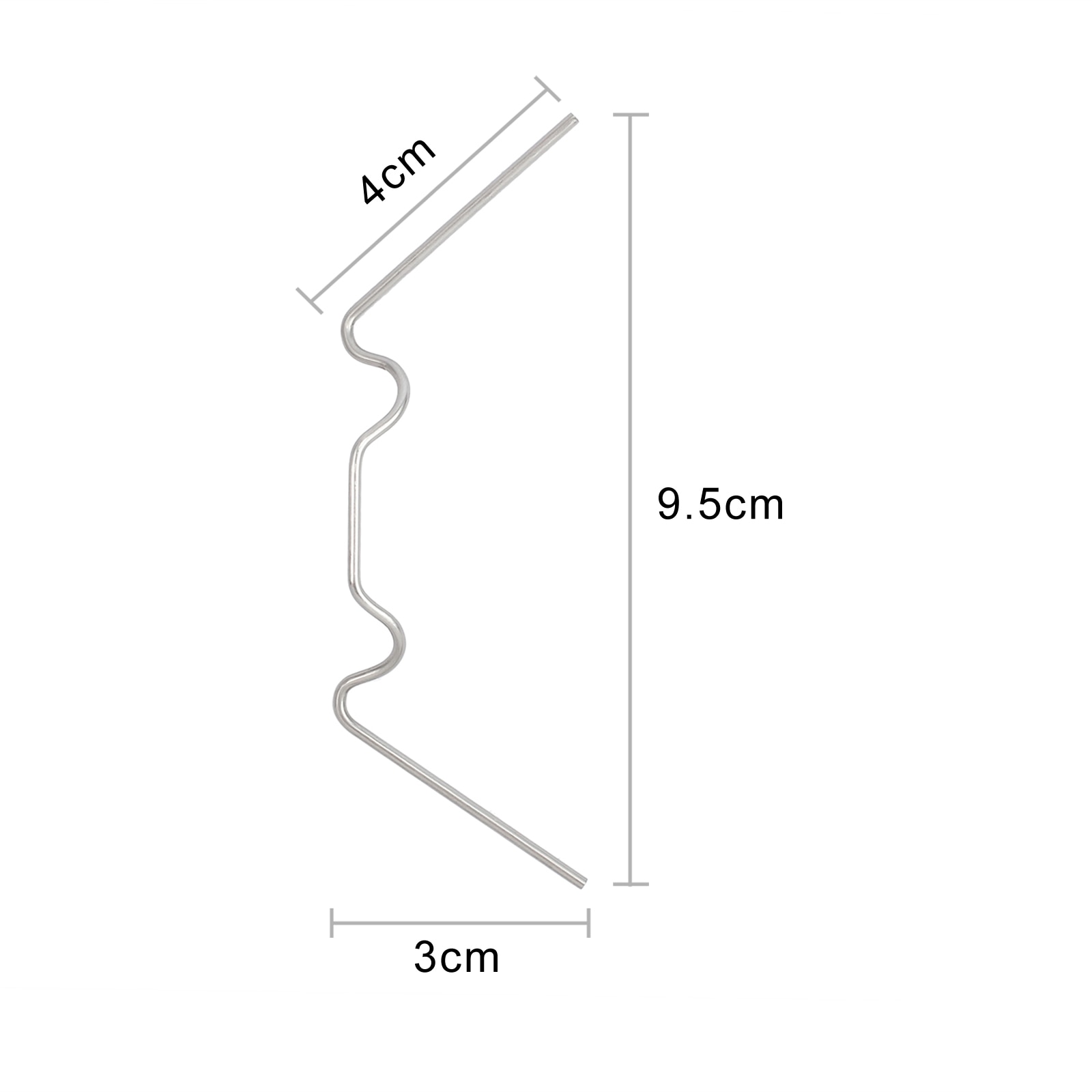 Neoteck 50 stk drivhusglas wire clips stålrør wire clips drivhus dele tilbehør drivhus m klik glas fjeder