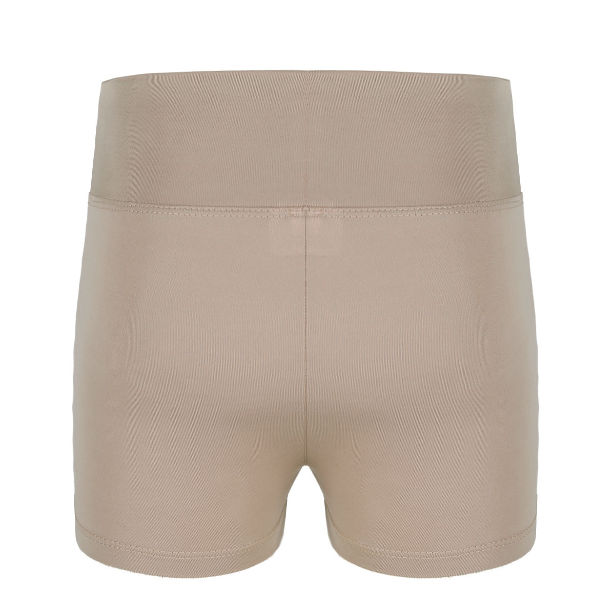 Msemis trikot for jenter ballettshorts gymnastikk guttesnitt med høyt midje aktive klær dansesportshorts underbukser for yogasportstrening: Naken / 10