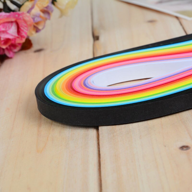 Stripes Quilling Paper DIY Craft Hand Made Child Mixed Color Origami Scrapbooking scrapbook diy paper craft
