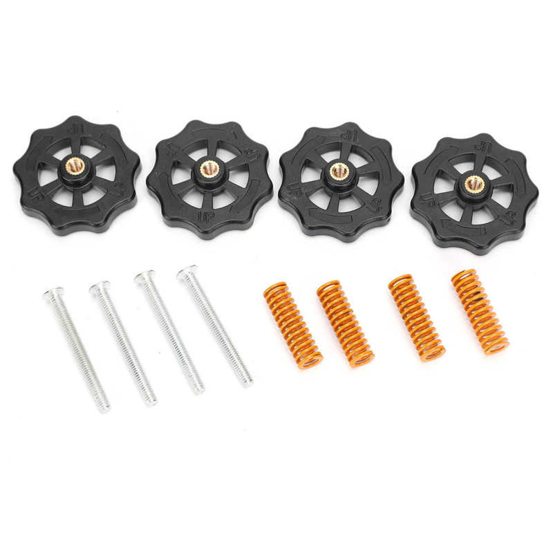 stainless steel wire insert threaded inserts 2 Sets Printer Accessories Leveling Nut Bed Springs Heating Rod