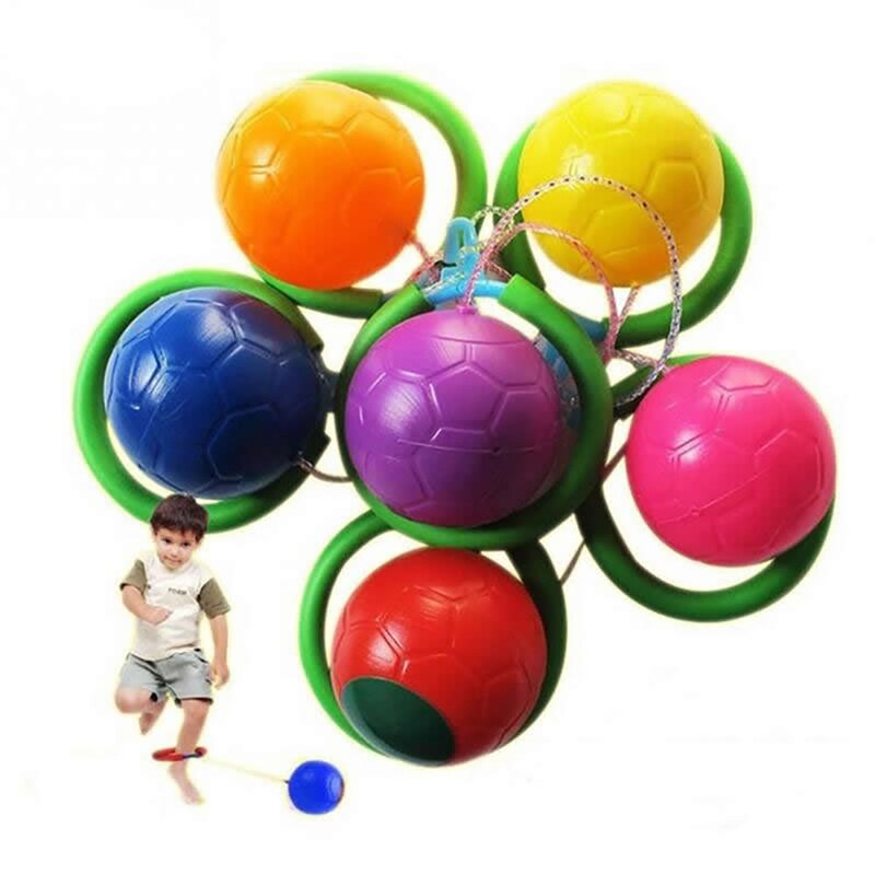 1Pcs Kip Bal Outdoor Fun Sport Speelgoed Klassieke Skipping Speelgoed Oefening Coördinatie En Kracht Reactie Training Swing Bal: Default Title