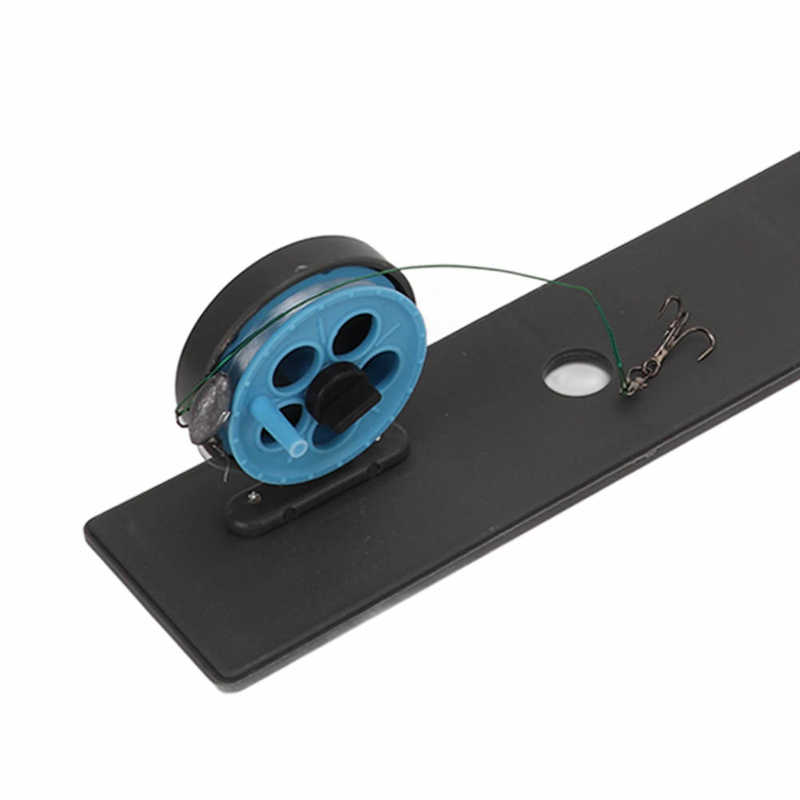 Ice Fishing Platform Portable Compact High Efficiency Convenient Heavy Duty Drifting Fishing Flag with Base for Winter Fishing