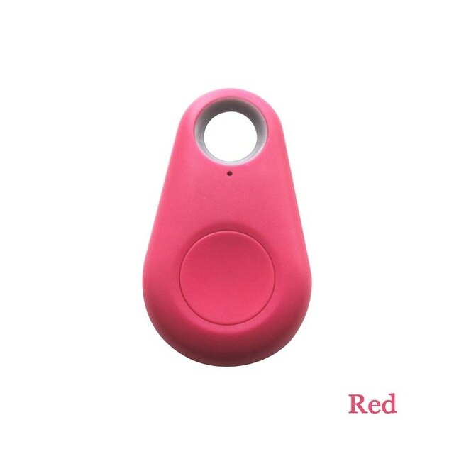 kjæledyr smart bluetooth sporer hund gps kamera locator hund bærbar alarm sporer til nøkkelring bag anheng: Rosa