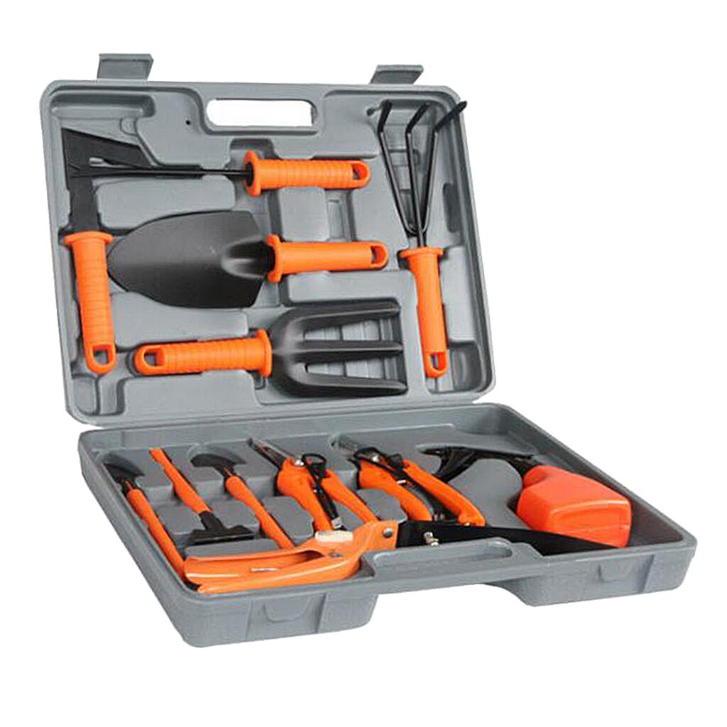 12pcs Durable Heavy-duty Garden Tools Set Potted Plant Gardening Tools Rake