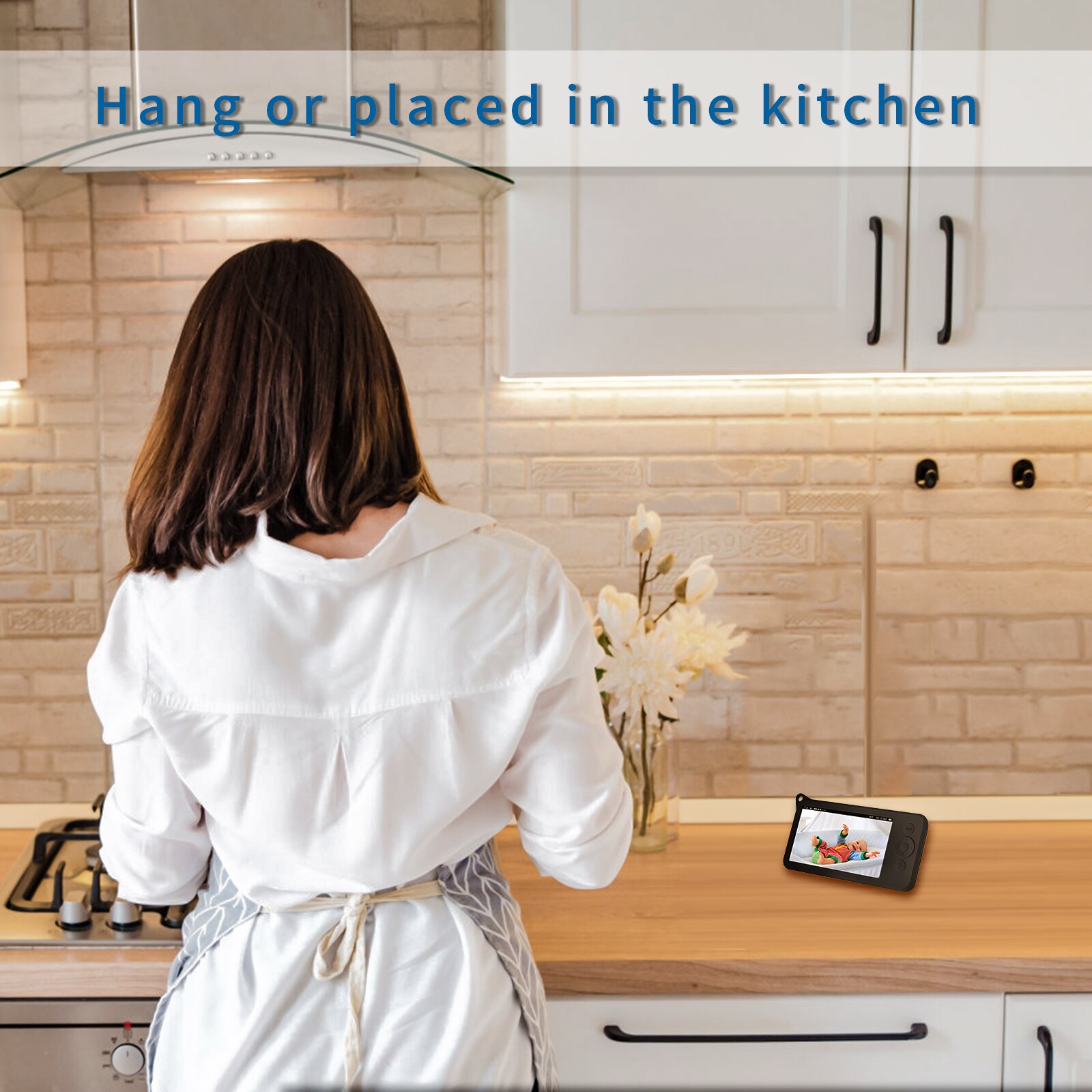 Coque de protection en Silicone pour babyphone vidéo, pour écran 5 &quot;, accessoires de sécurité Eufy