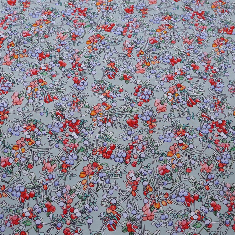 Tela de seda Mulberry de 16mm y 114 cm de ancho, tela estampada para camisas y vestidos, DIY, express