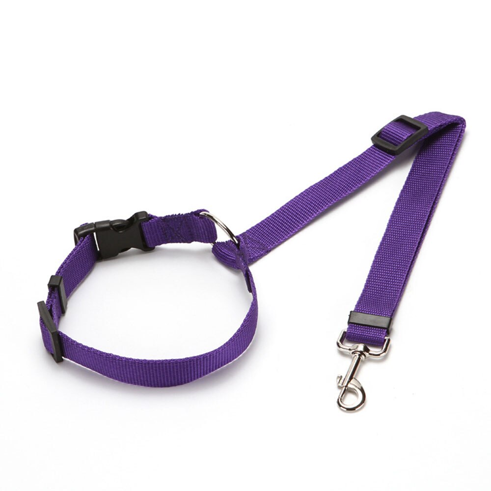 Hond Kat Veiligheid Seat Belt Riem Auto Hoofdsteun Restraint Verstelbare Nylon Hond Hoofdsteunen Voertuig Veiligheidsgordels Harness Pet Accessoires: E