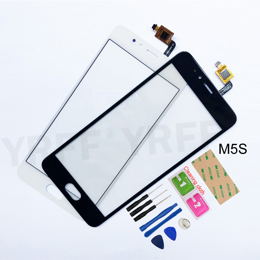 5.2 &#39;&#39;Touch screen Voor MeiZu M5 M5S Touch Screen Digitizer Sensor Glas Panel Vervanging