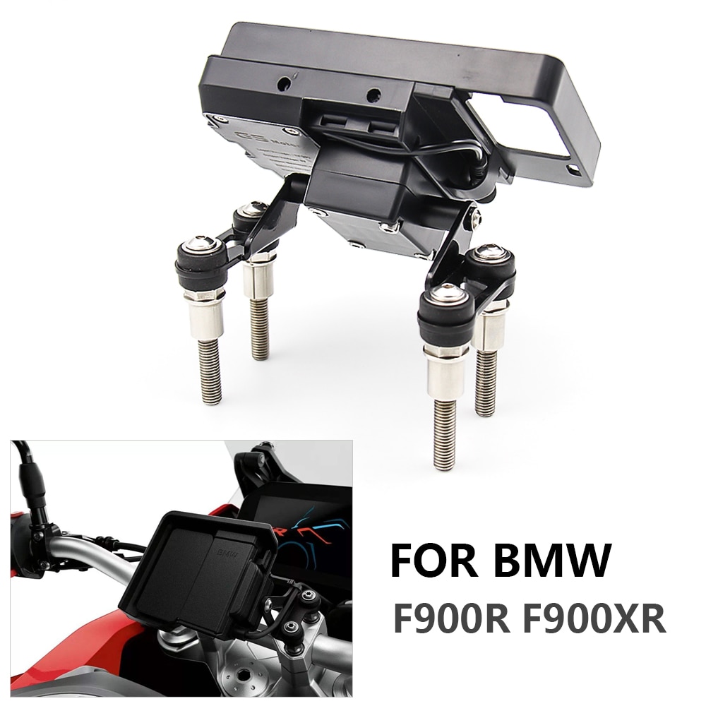 handlebar mobile phone Navigation bracket USB phone charging FOR BMW F900R F900XR F 900 R F 900 XR F900 R F900 XR 12mm