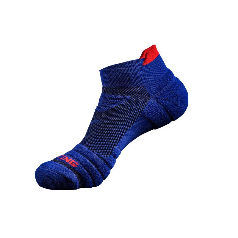 Running Sokken Mannen Basketbal Ademend Antislip Sport Wandelen Fietsen Wandelen Vrouwen Outdoor Zachte Katoen Atletische Geen Zweet: Blue