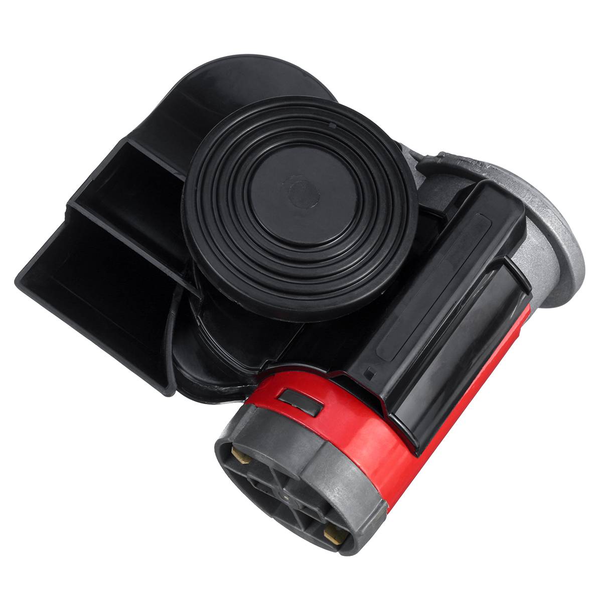 12V 250DB Auto Twin Dual Tone Compact Air Horns Kit Car Truck Lorry SUV RV Train Caravan Boat Twin Tone Super Loud