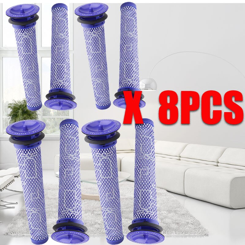 Recambios de filtros para dyson v6, v7, v8, dc62, DC61, DC58, DC59, DC74, filtro de aspiradora, Parte #965661-01: 8pcs