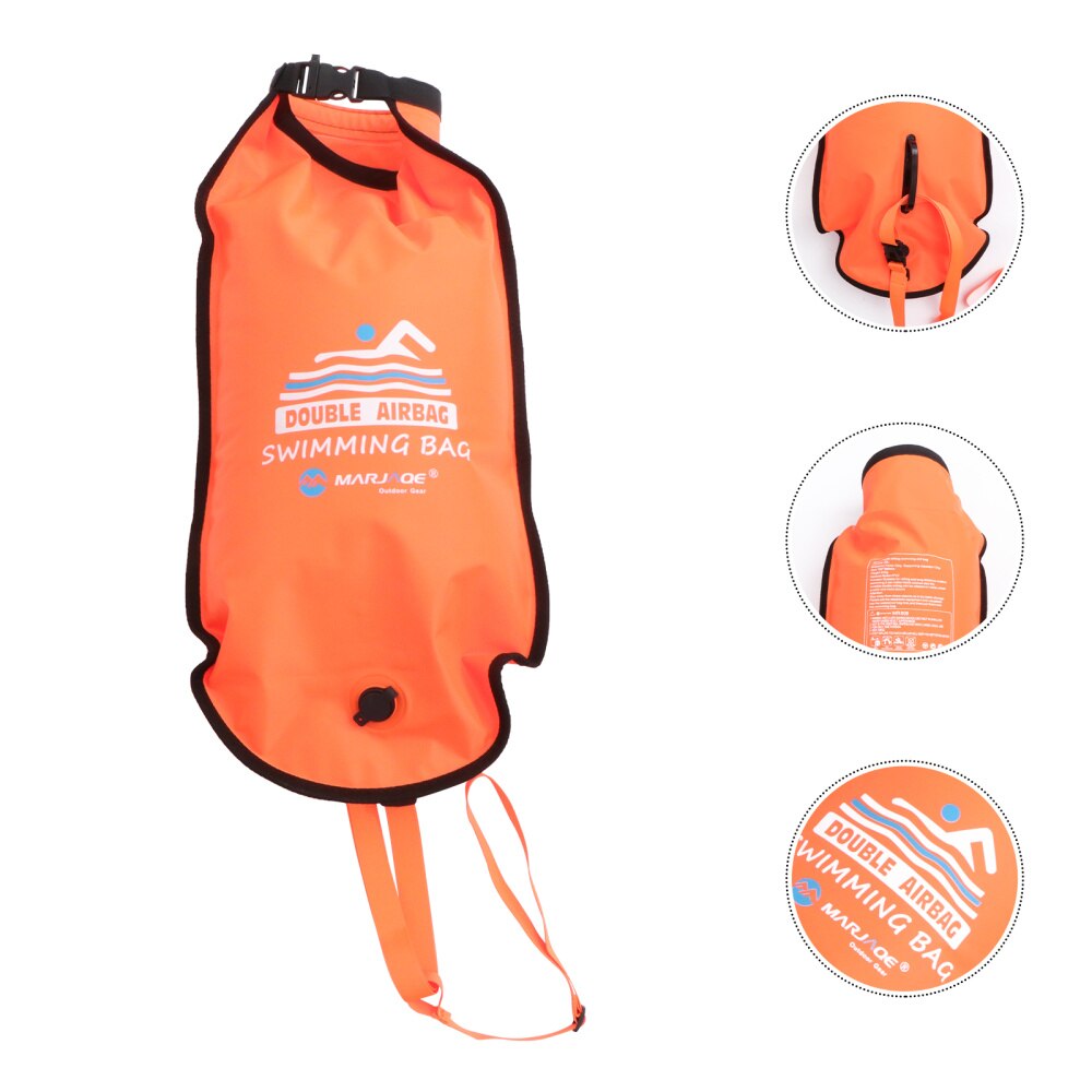 Useful Open Water Swim Float Ultralight Safety Float Swimming Bag for Swimmers Triathletes Snorkelers Surfers