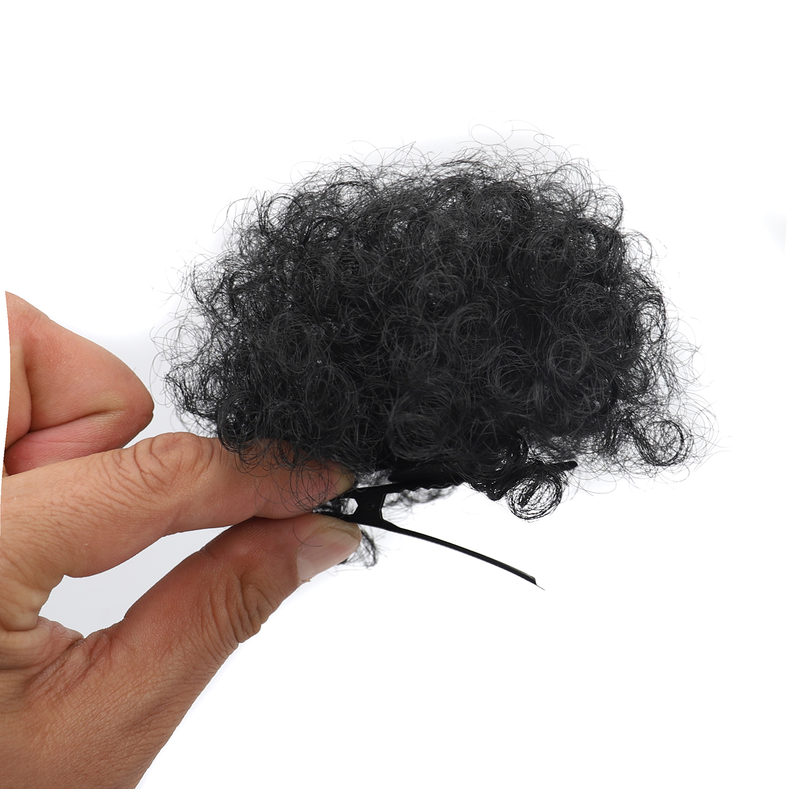 2Pcs Synthetic Afro Puff Hair Buns for Girls Kids Children Babies Black Women Small Size Kinky Curly Hair Updo Donut Chignon