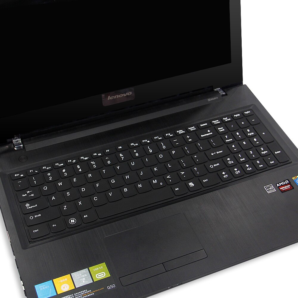 Für Lenovo G580 Z580 V580 G580A V580A V580 V580C Z580A G585 G585A IDEAPAD Z585 Z585A 15,6 Silikon Tastatur Abdeckung Schutz haut: alle Schwarz