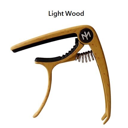 IM Gitaar Capo met Bridge Pin Remover Fit voor Akoestische Gitaar Elektrische Guita en Ukulele: Light Wood
