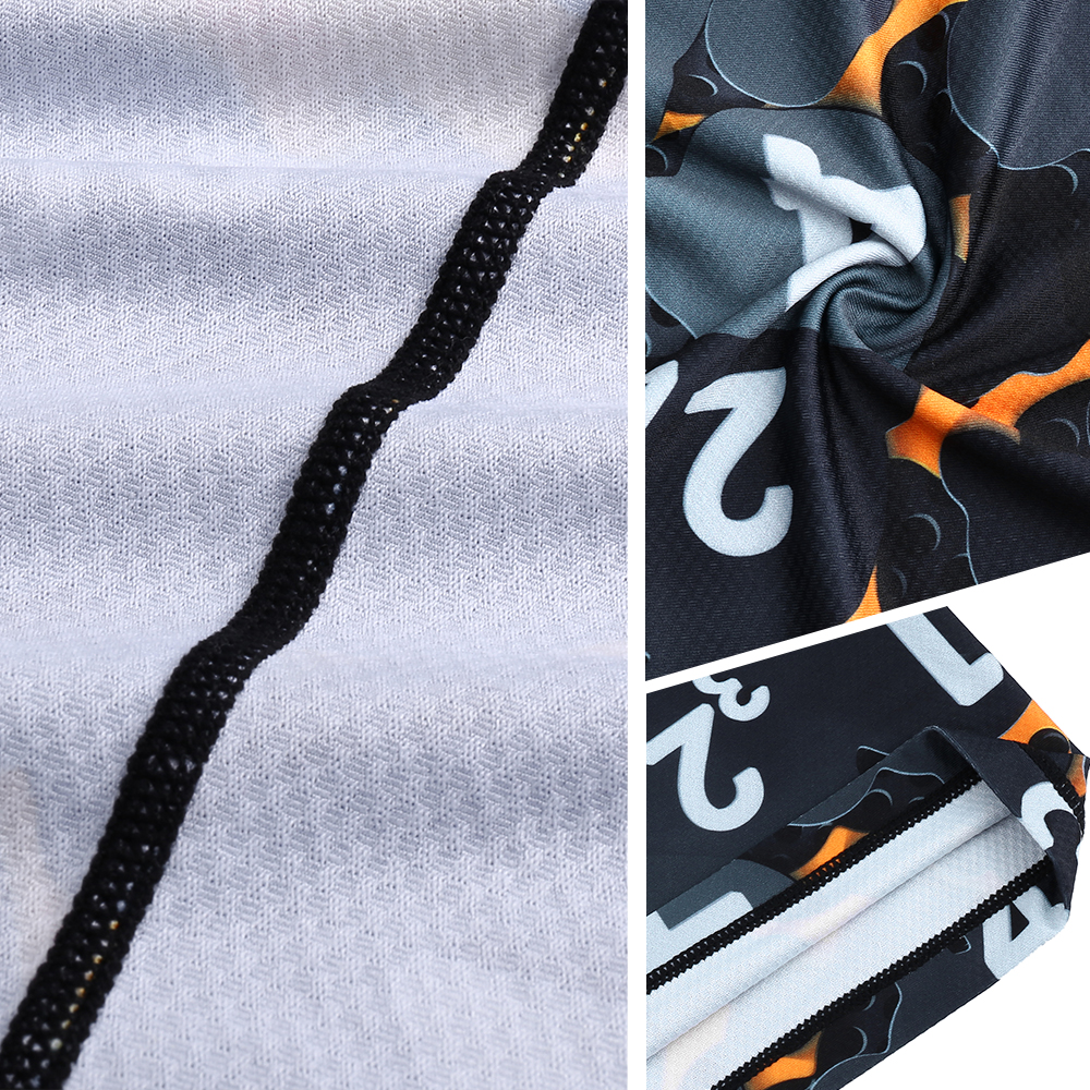 Pasamontañas de verano para motocicleta, máscara de cuello, polaina con patrón Digital, bufanda transpirable para Moto, Motocross, ciclismo, Bandana para hombre