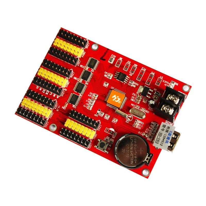 Huidu U63 HD-U63 usb port huidu P10 led display control card , max 512x128 pixels P4.75/P10 smd led module control card