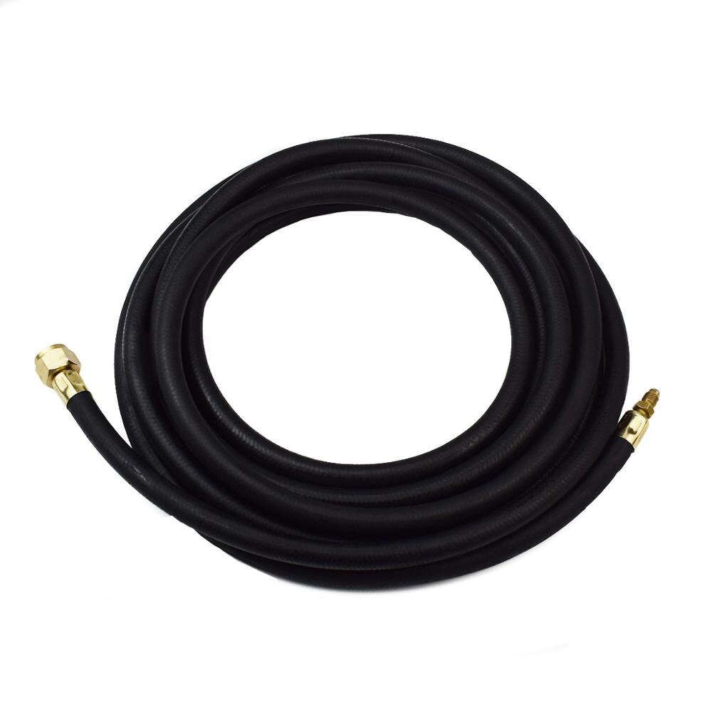 Air Cooled P80 Plasma Cutter Torch Power Cable Assembly 5 Meters Hose Gas Nut M16*1.5mm-Ready to Go Replacement Torch Cable