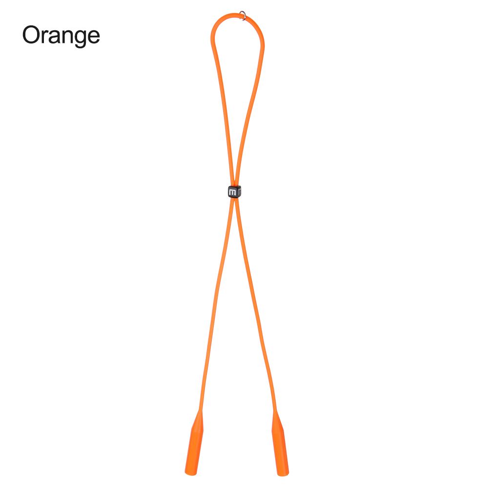Glasses Accessories Sports Silicone Glasses Chain Eyeglasses Rope Glasses Strap Eyewear Lanyard Neck Cord: black