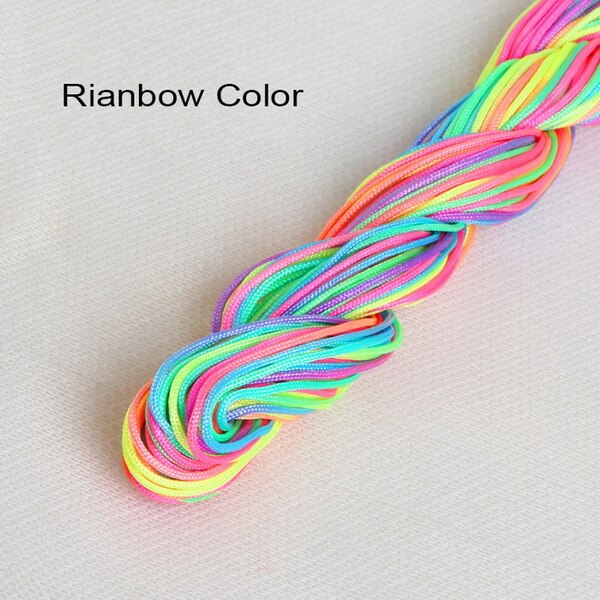 24meters Length & 1mm Diameter Chinese Knot Macrame String Wire Cord Thread for DIY Necklace Bracelet Braided String