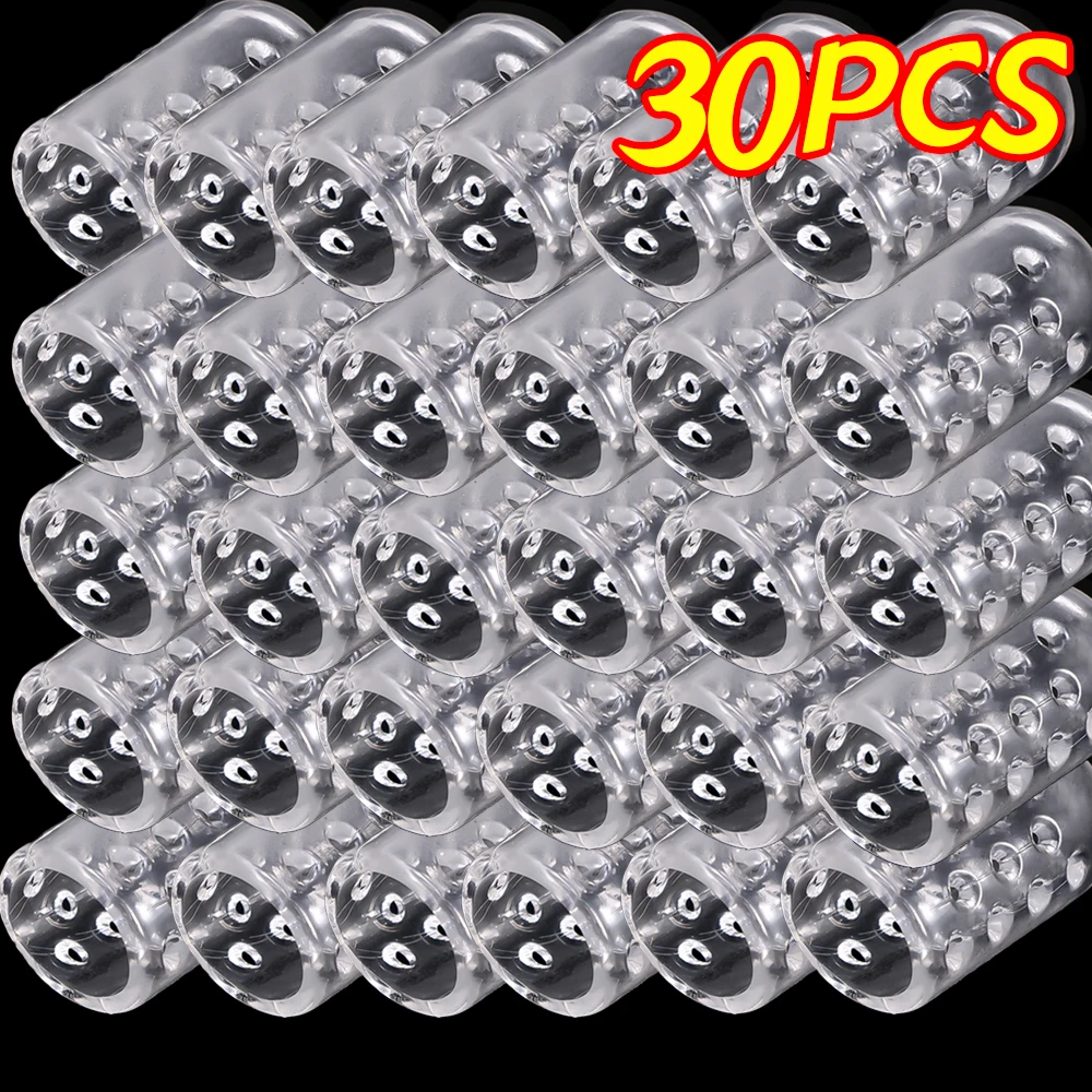Jeffdad 10 stuks plastic strolepels, 2-in-1 gekleurde strolepel
