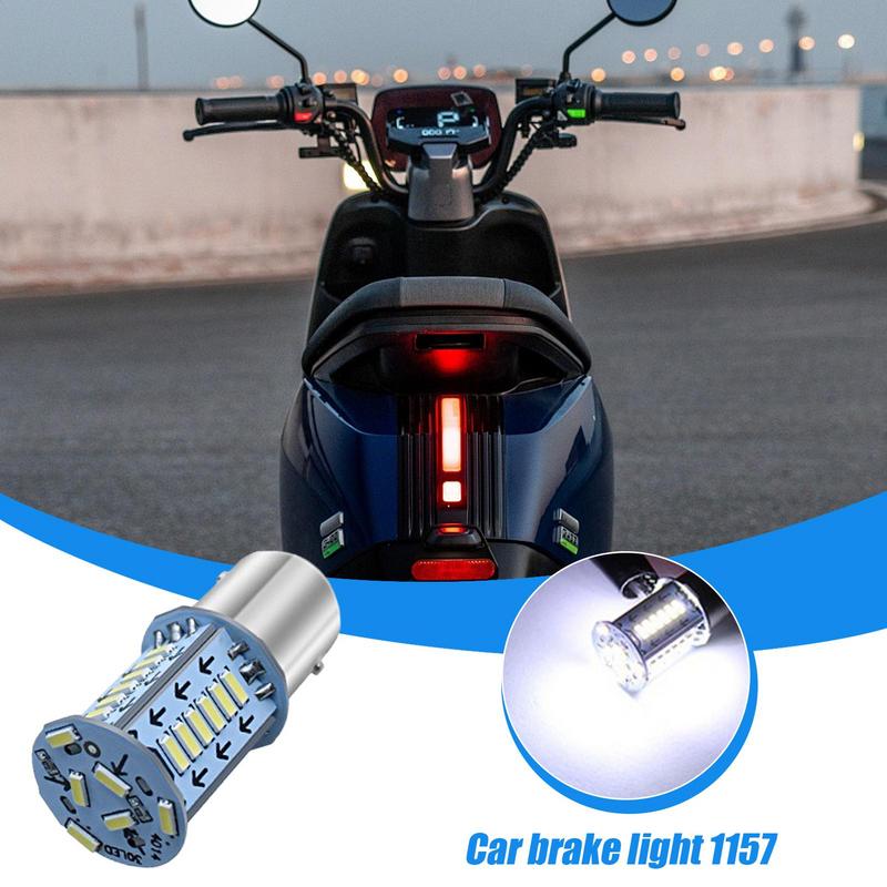 Lâmpada de freio traseiro 1157 leds parar luz de freio traseira baixa potência ultra brilhante atualizado led luz de freio substituição para carros