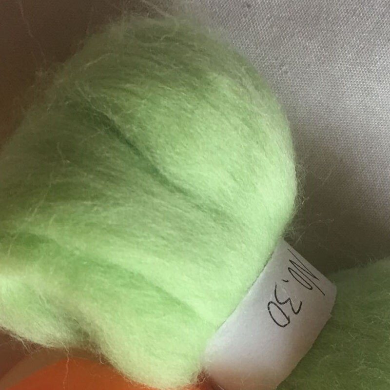 WFPFBEC 70 s Australië GEKAMD 100% WOL fiber merino diy wol voor neddles vilten 50g 100g NR 30: 50g