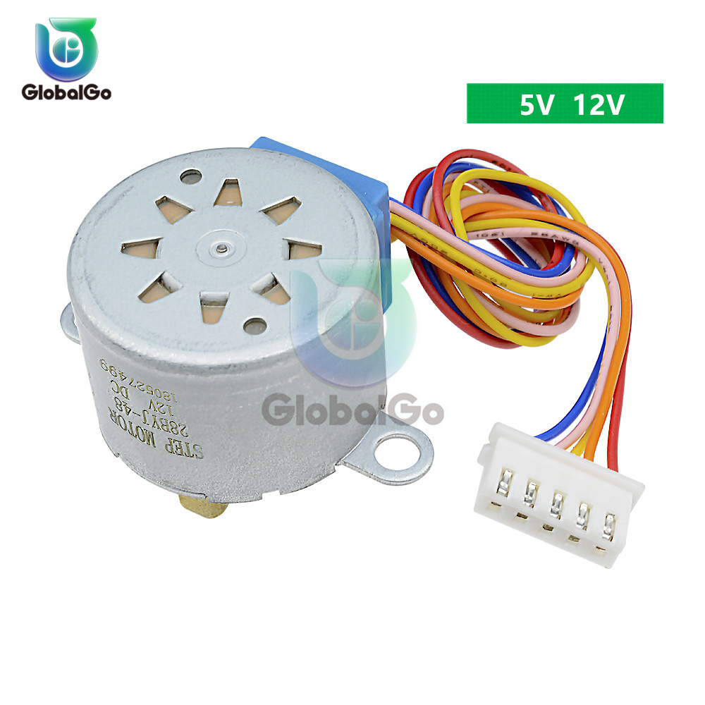 Smart Electronics 28BYJ-48 5V 12V 4 Phase DC Gear Stepper Motor Driver 28byj 28byj48 28byj-48-12V Step Motor