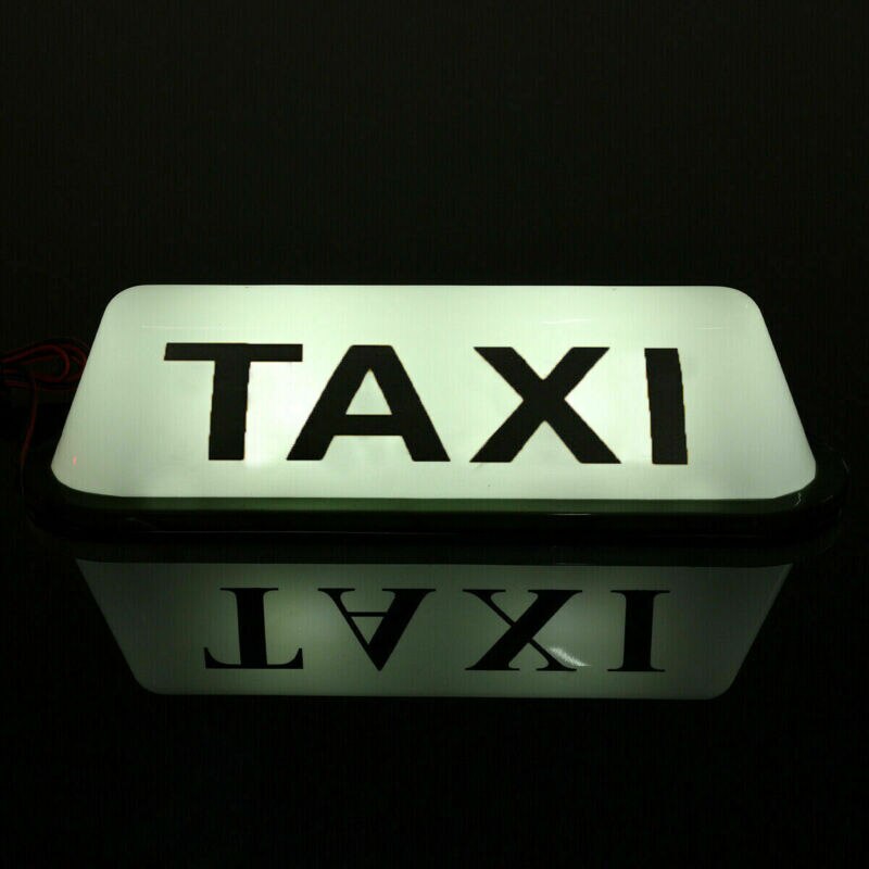 1 Uds. LED Taxi indicador de señal luces 12V impermeable LED lámpara de luz Taxi techo de la cabina