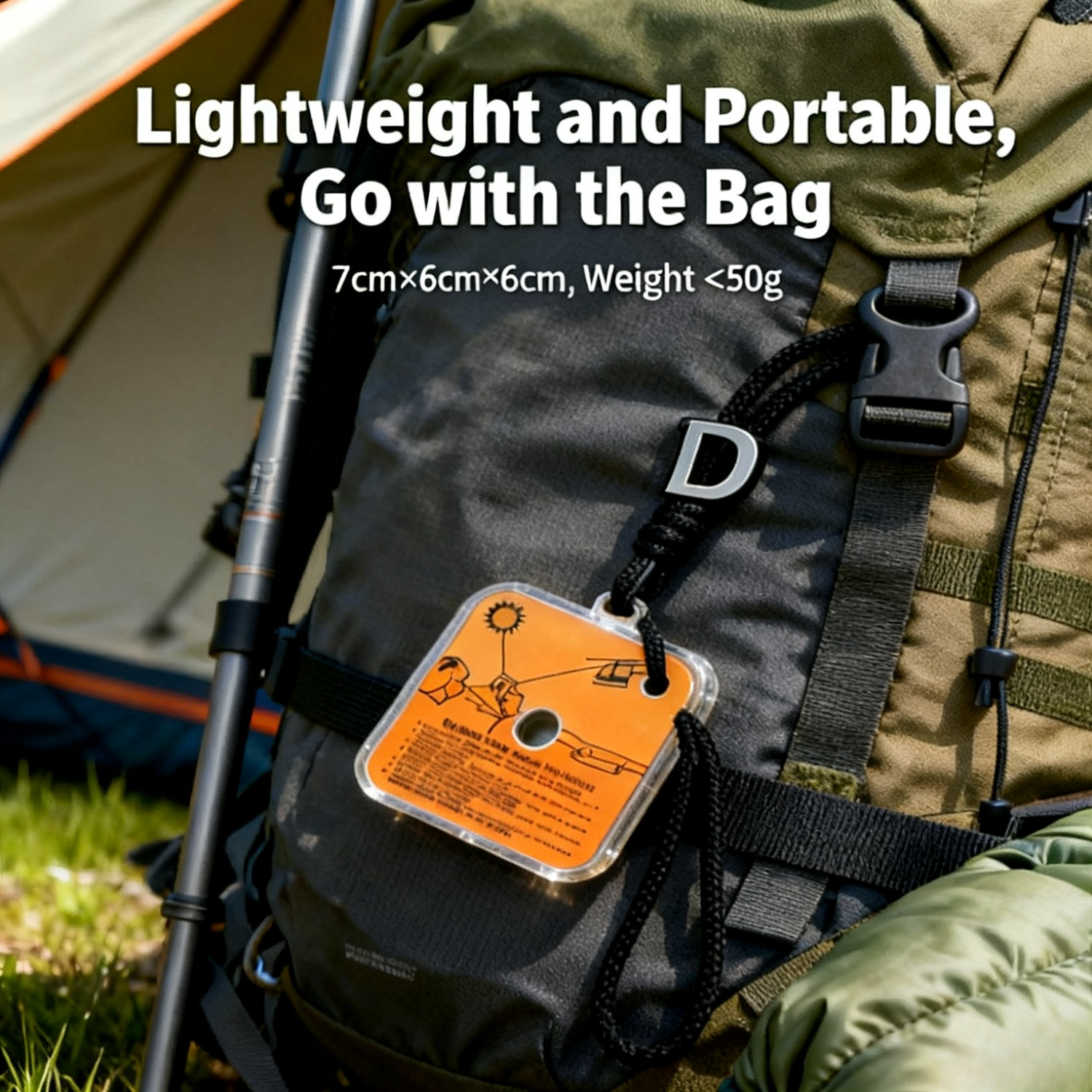 Outdoor Survival Reflective Signal Mirror for Hiking Camping Emergency Practical Daylight Reflective Tool First Aid Supplies