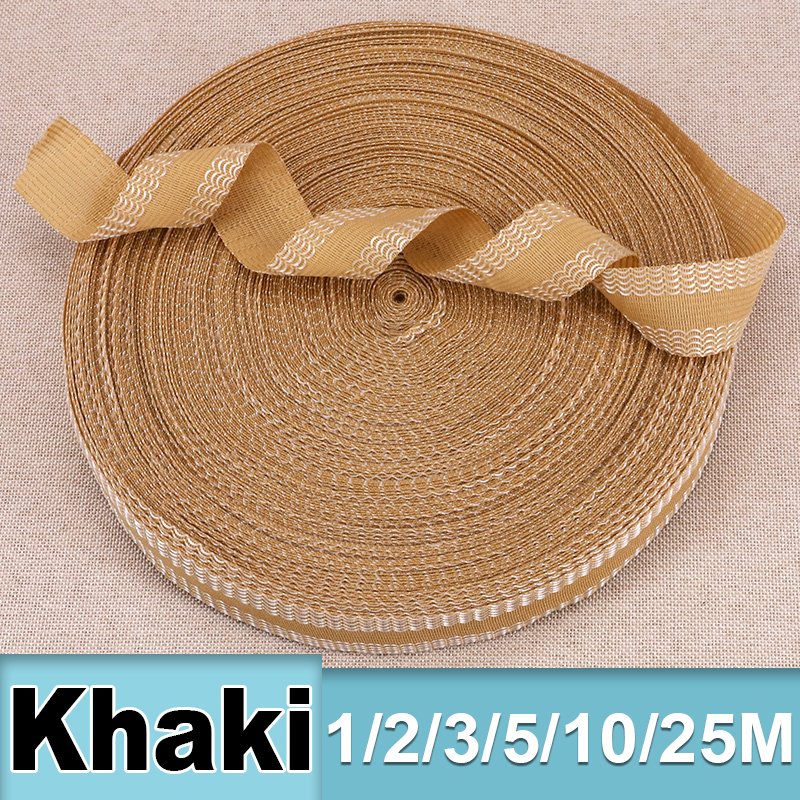 Zelfklevende broekpasta tape broek broek rand jeans kleding lengte inkorten reparatie opstrijkbare zoom tapes doe-het-zelf naaiaccessoires: S / Donker Kaki