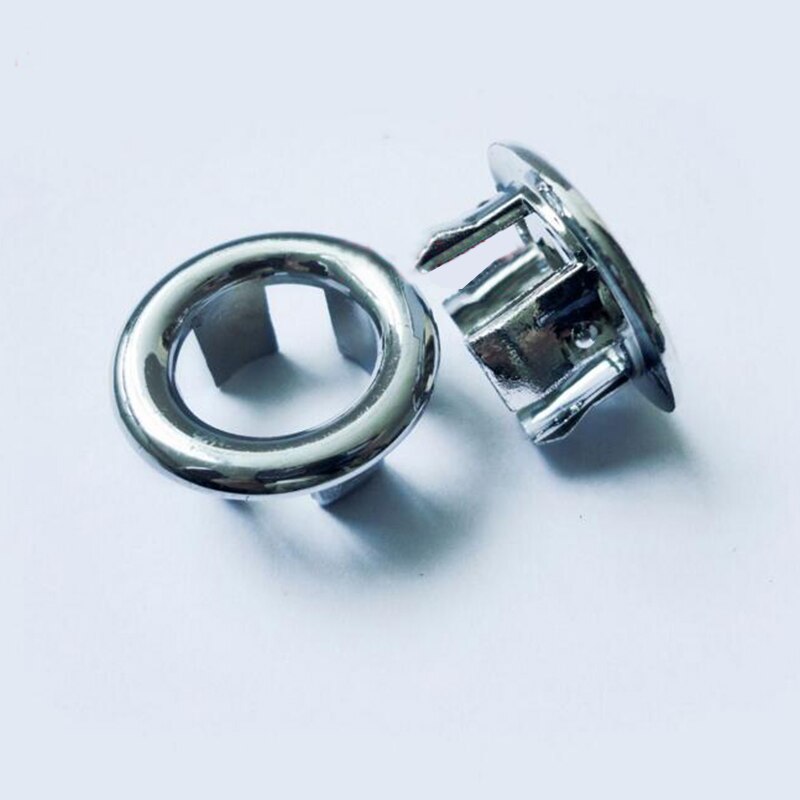 1pcs Bathroom Kitchen Sink Hole Round Overflow Cover Bubbler Basin Plastic Insert Bathroom Accessories