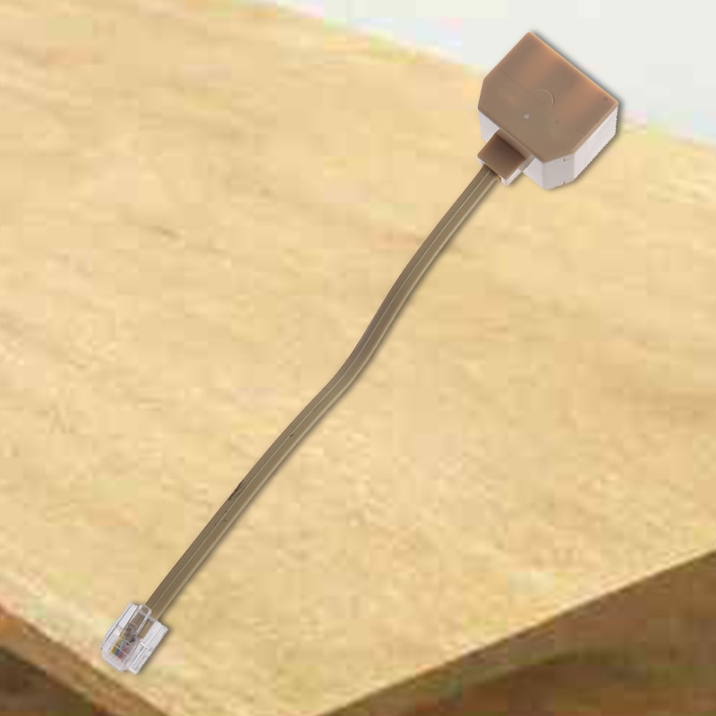 Telephone RJ11 Male Line to Double RJ11 Female Jack Filter Splitter Adapter