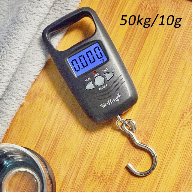 75kg/10g Digital Waage mit 100cm MaßBand Elektronische Gleichgewicht Hand Waagen für Angeln Gepäck Reise steelyard Gewicht Waage: A2