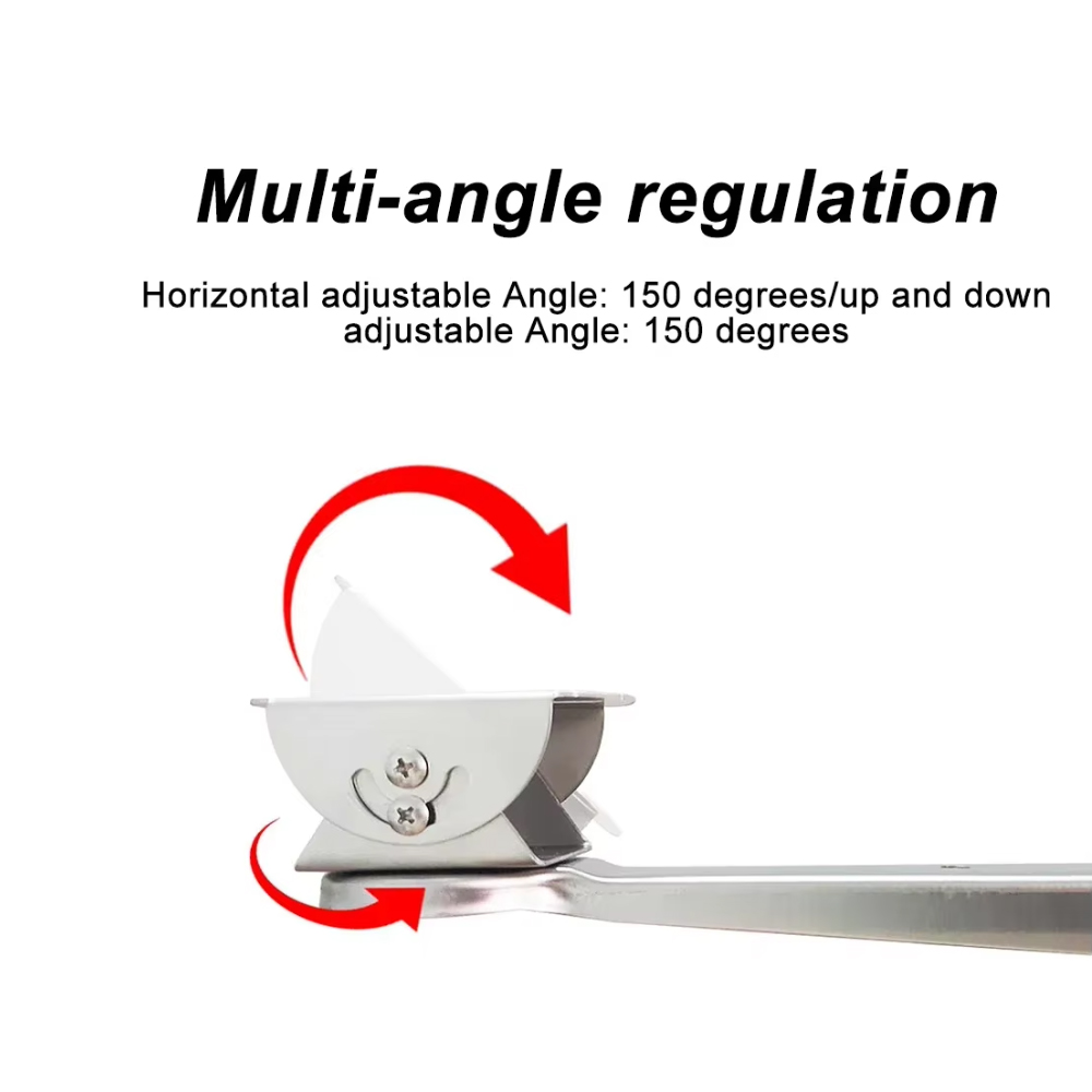 For Starlink Mini Mount Kit Adjustable 150 Degrees Angle Alloy Wall Bracket For Starlink Device Standard Dish Antenna