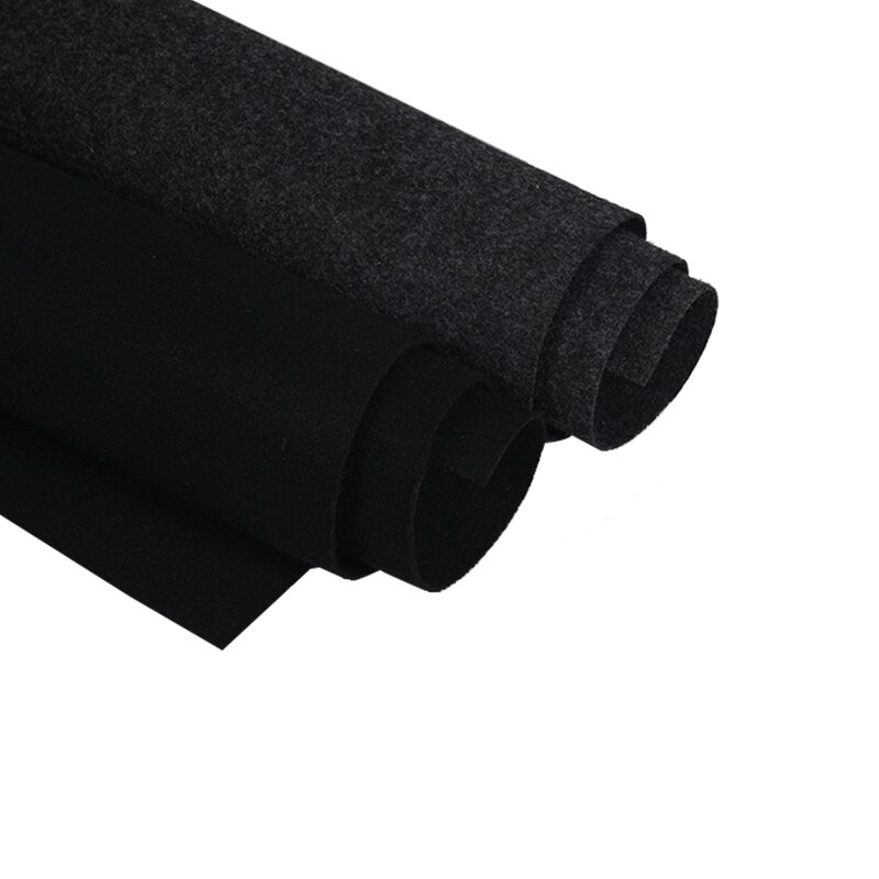 Gray/Black Speaker Cloth Car Subwoofer Box Polyester Fiber Sound-Absorbing Board Clothes Anti-Seismic Blanket Felt