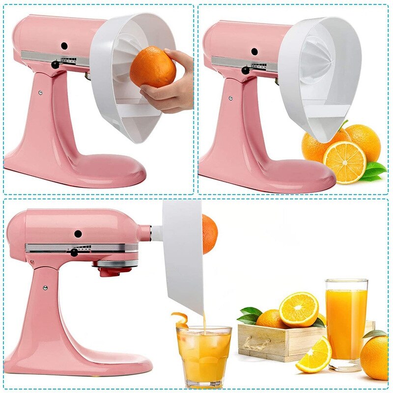 Juice fastgørelse til køkkenudstyr stativblandere  (4.5qt/5qt)  citrus saftpresser stand mixer fastgørelse reamer opvaskemaskine-sikker