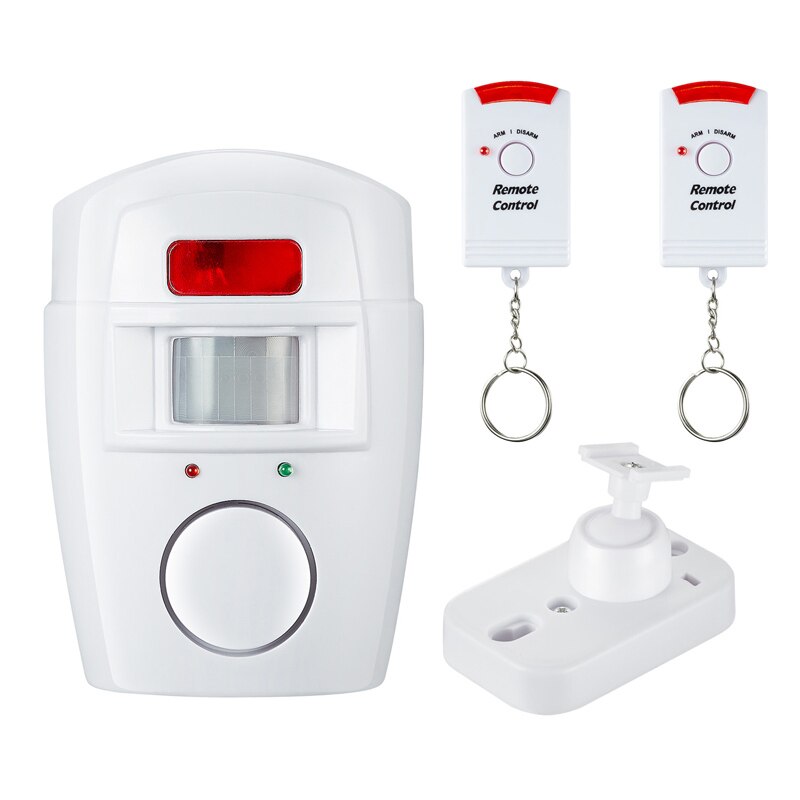 Wireless Home Security Burglar Alarm System 110dB Infrared Sensor Electric Anti-theft Motion Detector With 2 Remote Controller