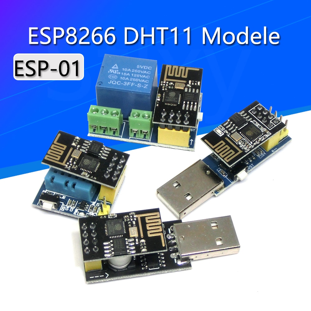 ESP8266 5V Wifi Relais Module DHT11 Rgb Led Controller Dingen Smart Home Afstandsbediening Schakelaar Telefoon App Usb Naar ESP8266 Adapter