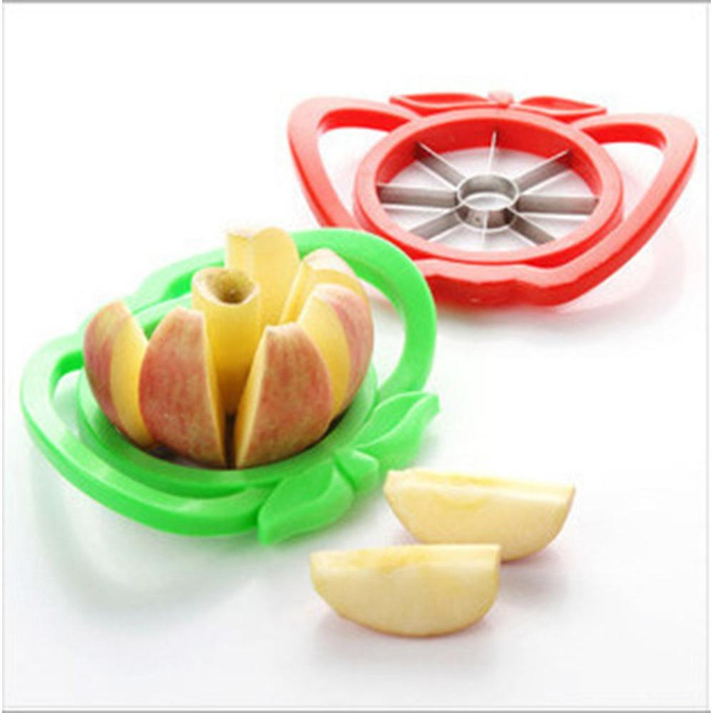 Fruit Slicer Keuken Apple Slice Gereedschap Rvs Gadgets Apple Peeler Cutter Huishouden Keuken Accessoires Kleurrijke