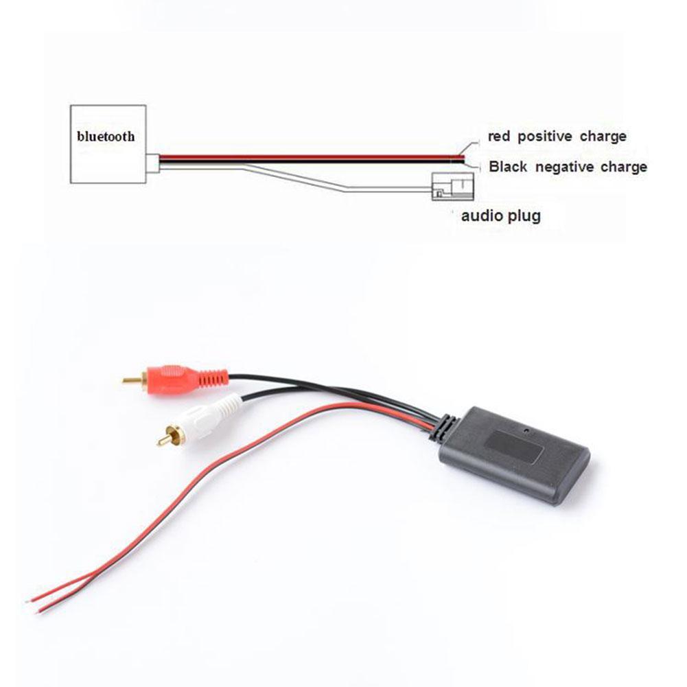 Bluetooth AUX Receiver Module 2 RCA Cable Adapter Play Auto Audio Input Stereo Radio C4L7 Wireless Music Car Universal