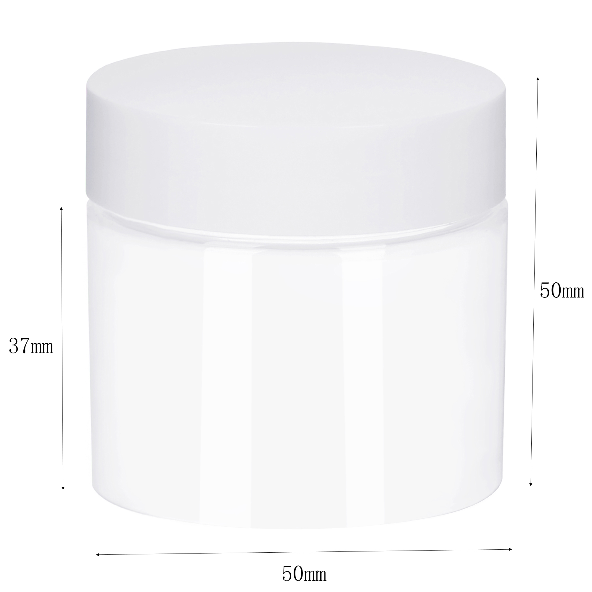 Frasco de plástico transparente con tapas, envases vacíos rellenables para cosméticos, tarro para almacenamiento de maquillaje de viaje, 6 piezas, 30ml/40ml/50ml/60ml/80ml: Azul