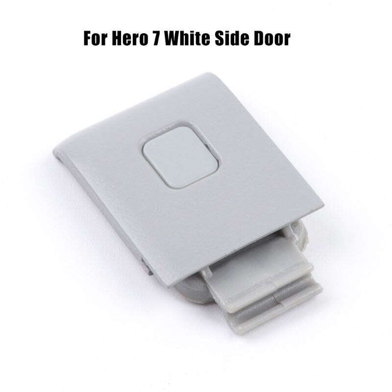 Protection de couvercle de porte latérale pour lentille de filtre UV pour Go-Pro HERO5/6/7 noir/7 blanc: Blanc couleur
