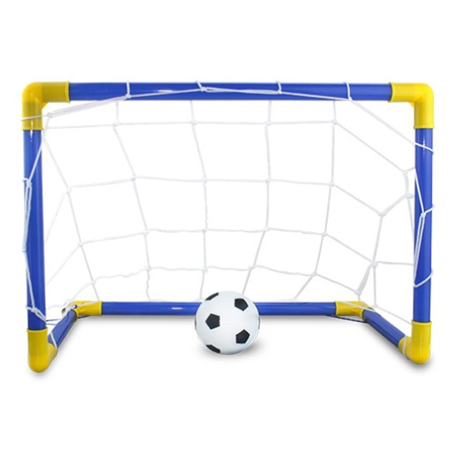 Kinderen Vouwen Voetbal Doel Set Met Bal Luchtpomp Voor Kinderen Parken Strand Outdoor Indoor Sport Spel Speelgoed 44.7X25.2X31.8 Cm