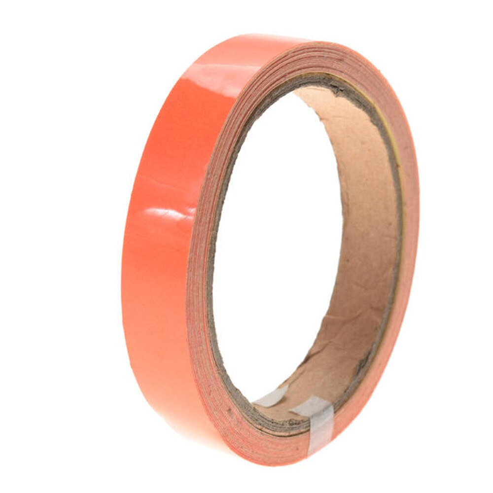 3m/roll Green Luminous Tape Self-adhesive Glow In The Dark Safety Stage Striking Warning Tape Luminous Warning Tape Home Sticker: Orange-width12mm