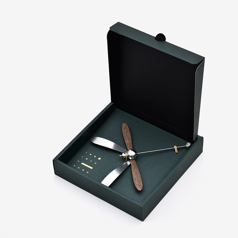Into the poem dragonfly balance diffuser craft decoration home office solid wood essential oil aromatherapy: Silver