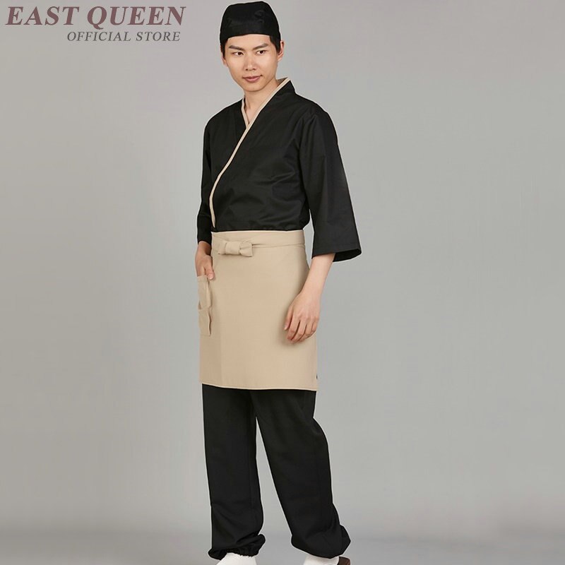 Sushi chef uniform accessories japanese restaurant uniforms supply food service waiter waitress Catering clothing DD1129