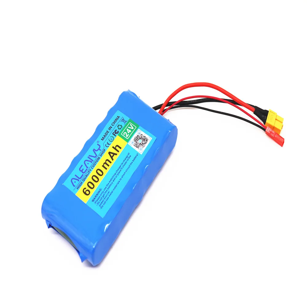 24V 6Ah 7S1P 25.2V 29.4V 6000mAh Lithium-ion Batterij voor Kleine Elektrische Eenwielers Scooters Speelgoed fiets Ingebouwde BMS